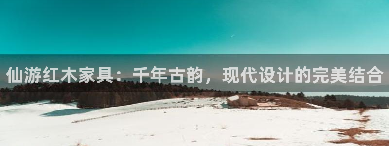 球盟会官网网页版：仙游红木家具：千年古韵，现代设计的完美结合